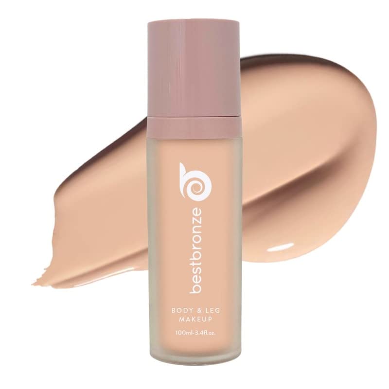 B Bestbronze Best Bronze Bombshell Body & Leg Makeup - Waterproof Concealer N6 True Beige 3.4Oz