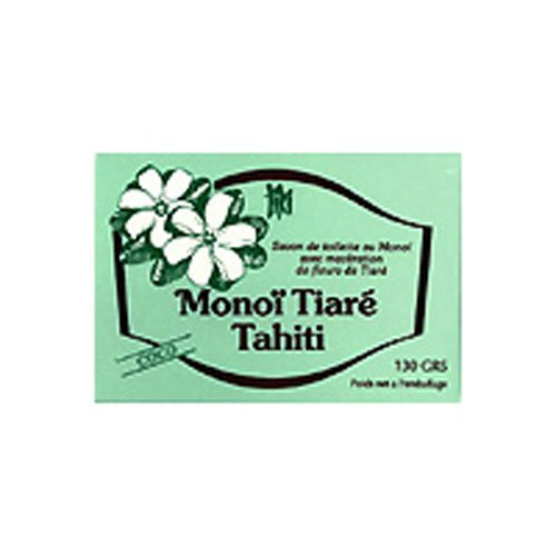 Monoi Tiare Monoi Bar Soap Coconut 4.6 Oz - Natural Moisturizing Multi-Pack