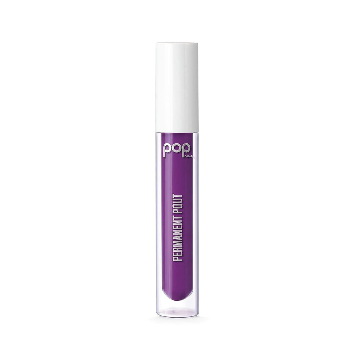 Pop Beauty Permanent Pout Liquid Lipstick, Omg Violet - Long Lasting, Kiss-Proof Matte Finish