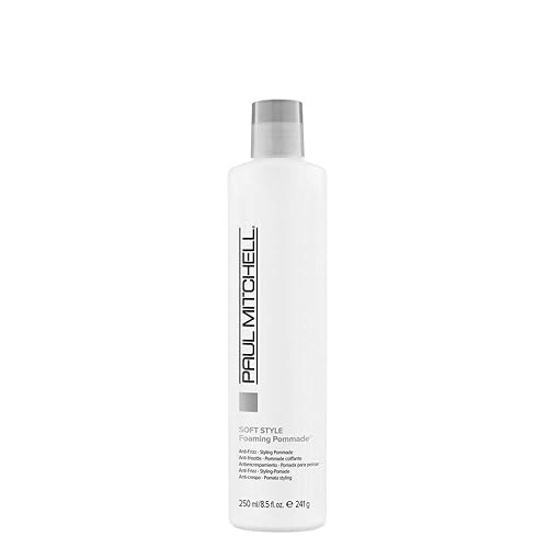 Paul Mitchell Foaming Pommade - Anti-Frizz, Light Hold For Wavy, Curly & Coarse Hair, 8.