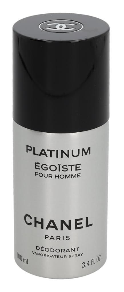 Chanel Platinum Egoïste Deodorant Spray, 3.4 Oz - Luxury Grooming Essential For Men