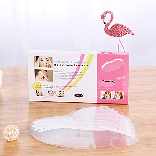 Lwbtosee 50Pcs Disposable Face Shields For Makeup, Salon, And Eyelash Extensions Aftercare