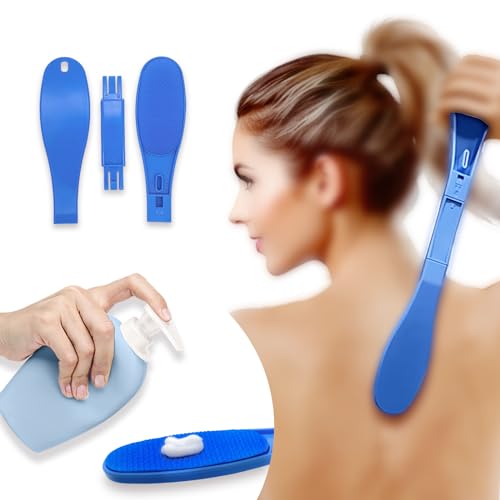 Sfftcyy&Zgtj Back Lotion Applicator - Blue Plastic Sunscreen & Body Cream Applicator For Women