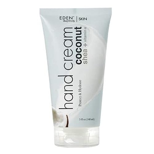 Eden Bodyworks Coconut Shea Hand Cream - 5 Oz For Healing, Nourishing & Protecting Dry Skin