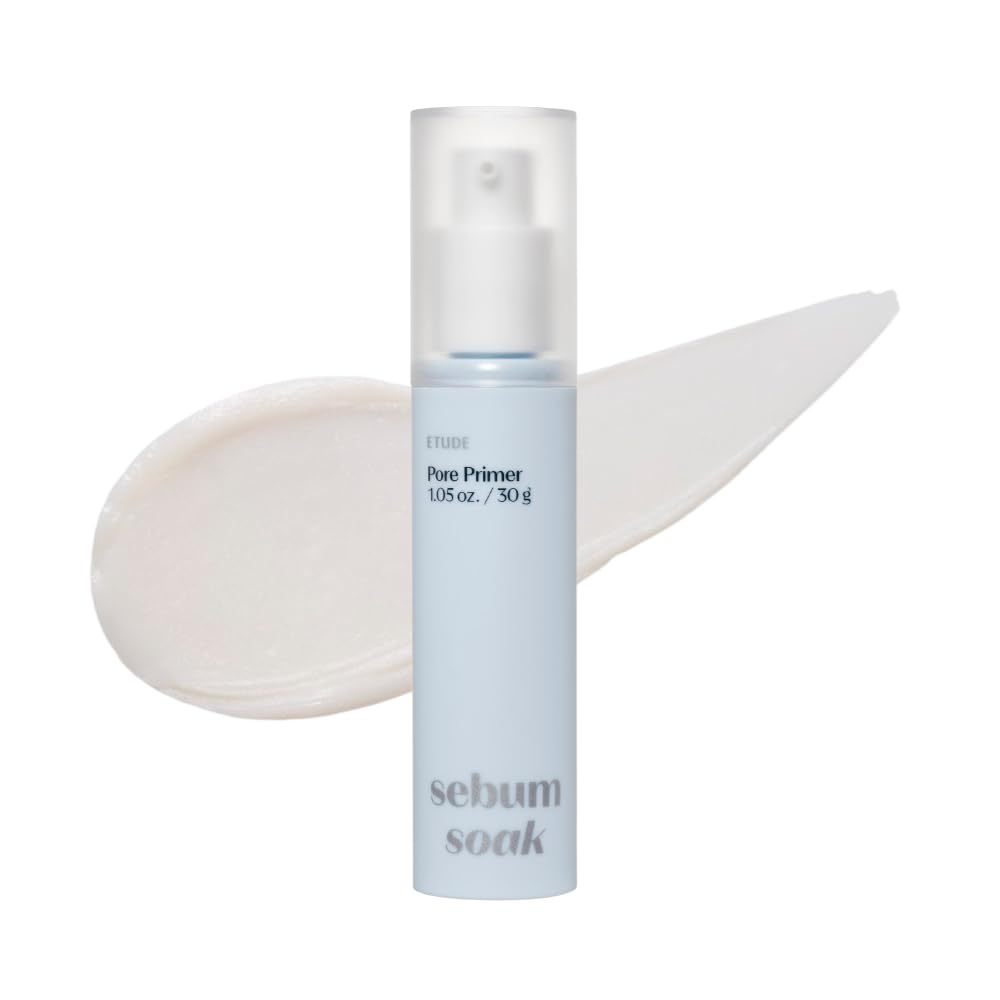 Etude Sebum Soak Pore Primer 30Ml | Long-Lasting Matte Makeup Base & Pore Coverage Kbeauty