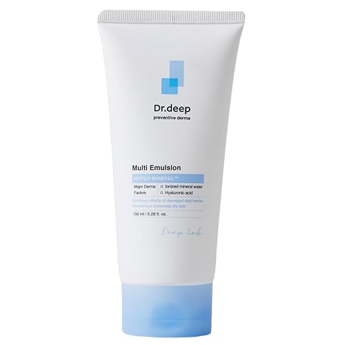 Dr.Deep Multi Emulsion Moisturizer For Itch Relief - Anti Itch Cream For Dry, Sensitive Skin 150Ml