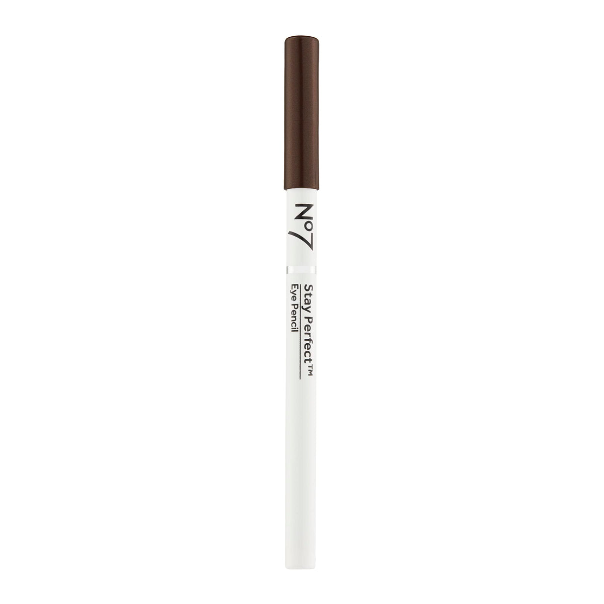 No7 Stay Perfect Brown Eye Pencil - Waterproof, Long-Wearing, Precision Tip Eyeliner (1G)