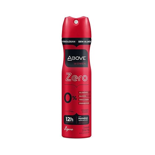 Above Feel Free Zero Antiperspirant Deodorant Spray For Women - 12 Hours, Floral Fragrance, 3.17