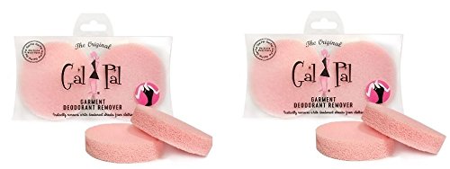 Bath Accessories Deodorant Be-Gone Remover Sponge, 2 Pack - Pink Synthetic Cleaning Sponge