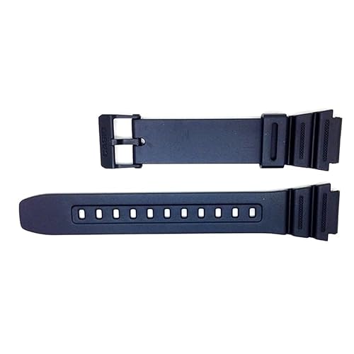 Casio Black Resin Watch Strap Band 10365960 For Ae-1200Wh Ae-1300Wh F-108Wh W-