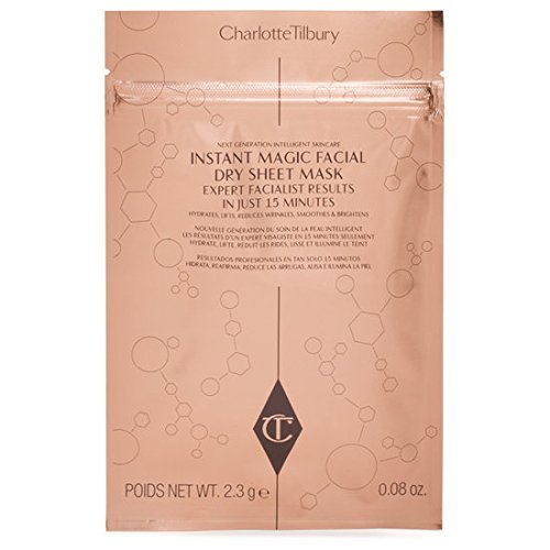 Charlotte Tilbury Instant Magic Facial Dry Sheet Mask - 1 Count, Hydrating & Rejuvenating