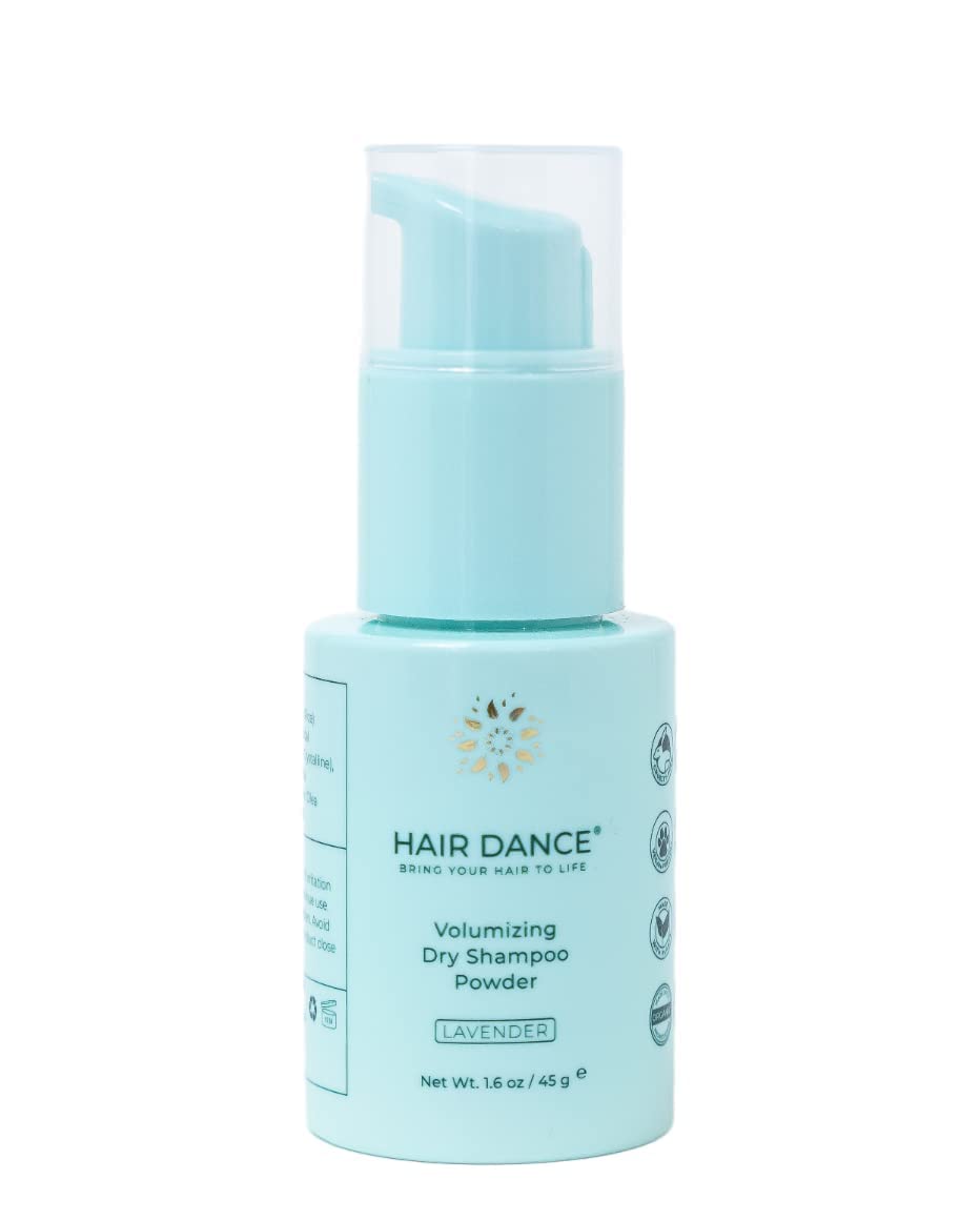 Hair Dance Dry Shampoo Powder | Jumbo Size | Non-Aerosol, Organic, Talc-Free, Lavender Scent