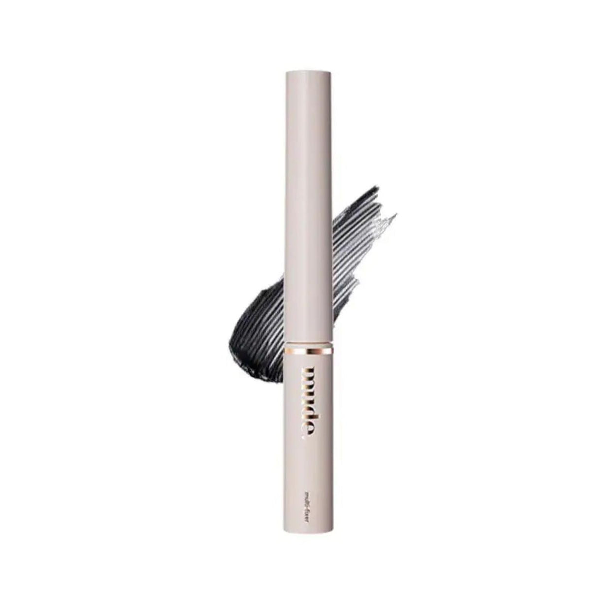 Mude Inspire Skinny Curling Mascara - Volumizing, Smudge-Proof, Waterproof - 04 Clear Black