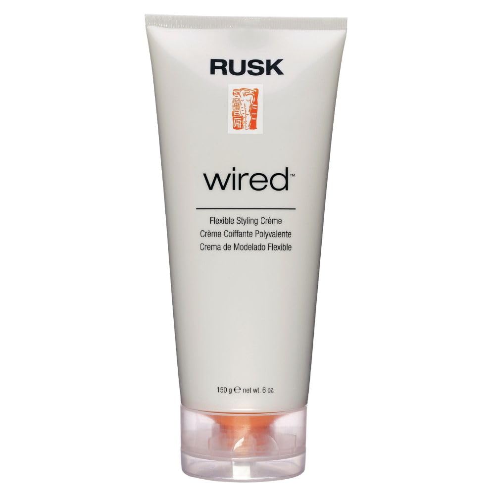 Rusk Designer Collection Wired Flexible Styling Creme, 6 Oz - Lifts, Shines, Soft Body