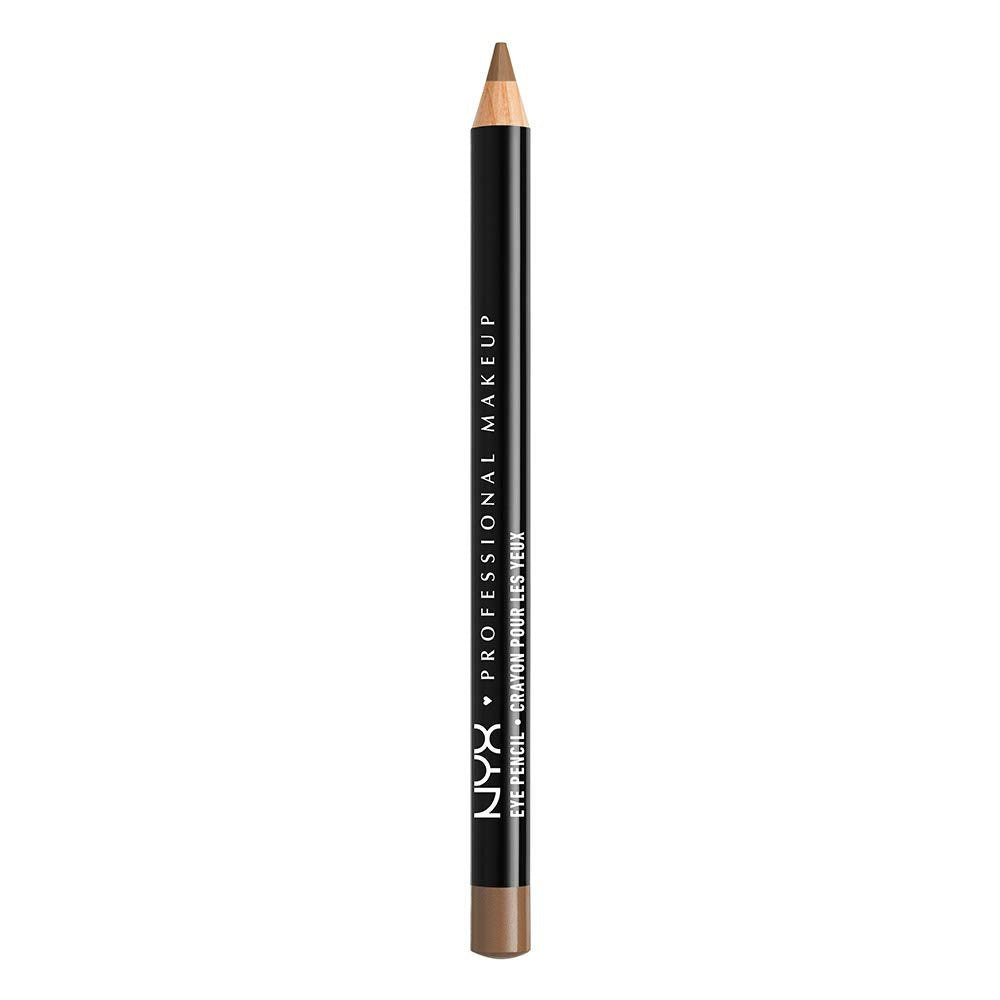 Nyx Professional Makeup Slim Eye Pencil, Eyeliner - Taupe, 1 Count, Long-Lasting & Smooth Application