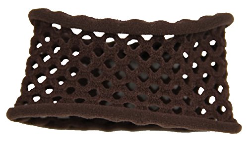 Di Prima Brown Mesh Elastic Hair Styling Accessory - 1 Count Cotton Hair Tie