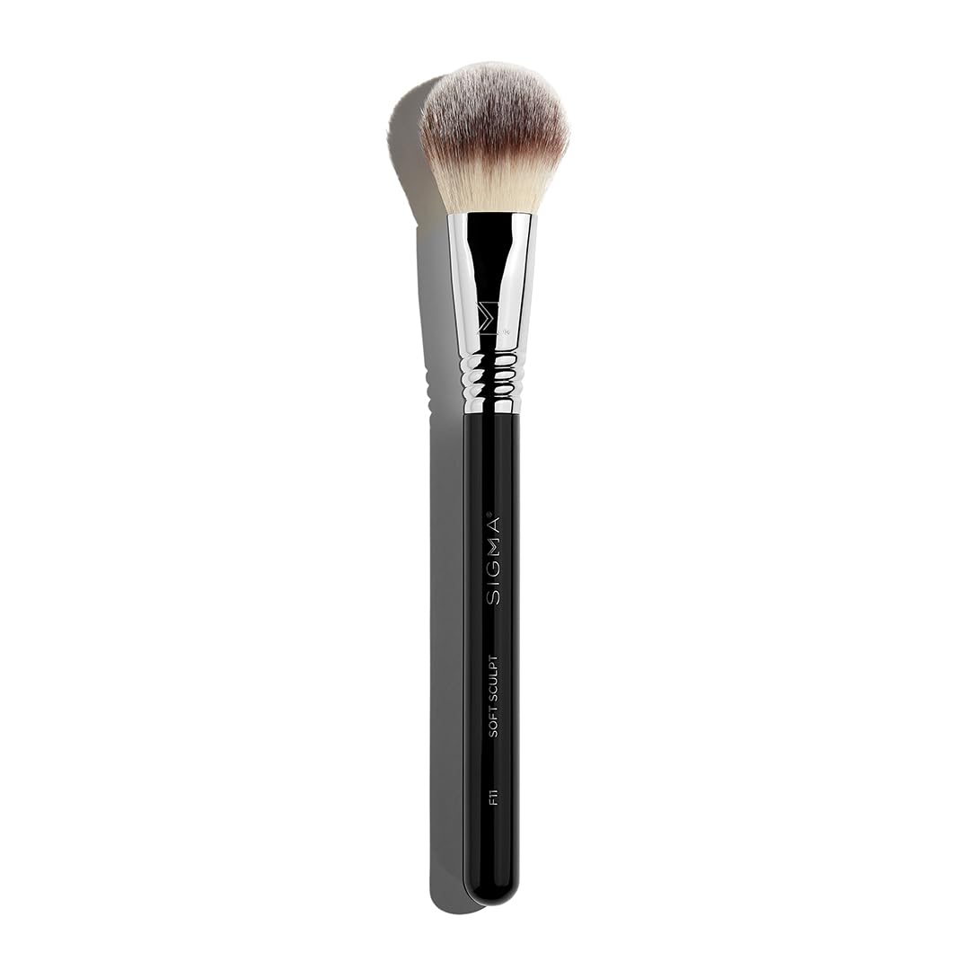 Sigma Beauty F11 Soft Sculpt Brush - Black Makeup Brush For Contouring And Blending