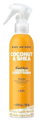 Marc Anthony Coconut Oil Leave-In Conditioner, 8.4 Oz (2 Pack) - Moisturizing & Nourishing