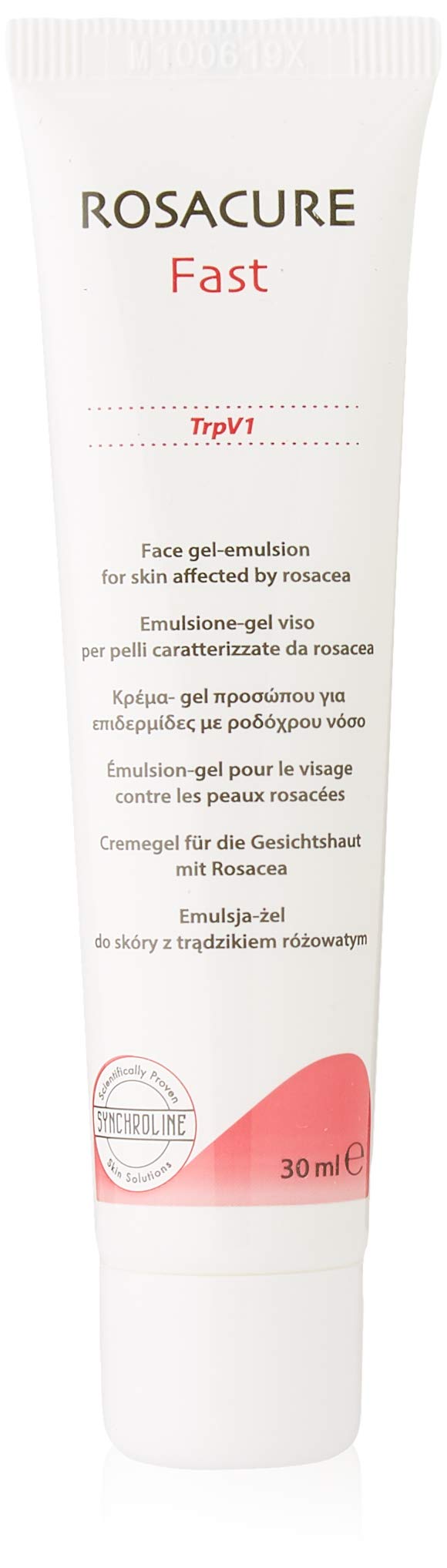 Synchroline Rosacure Fast Cream 30Ml - Soothing Moisturizer For Sensitive Skin By General Topics Srl