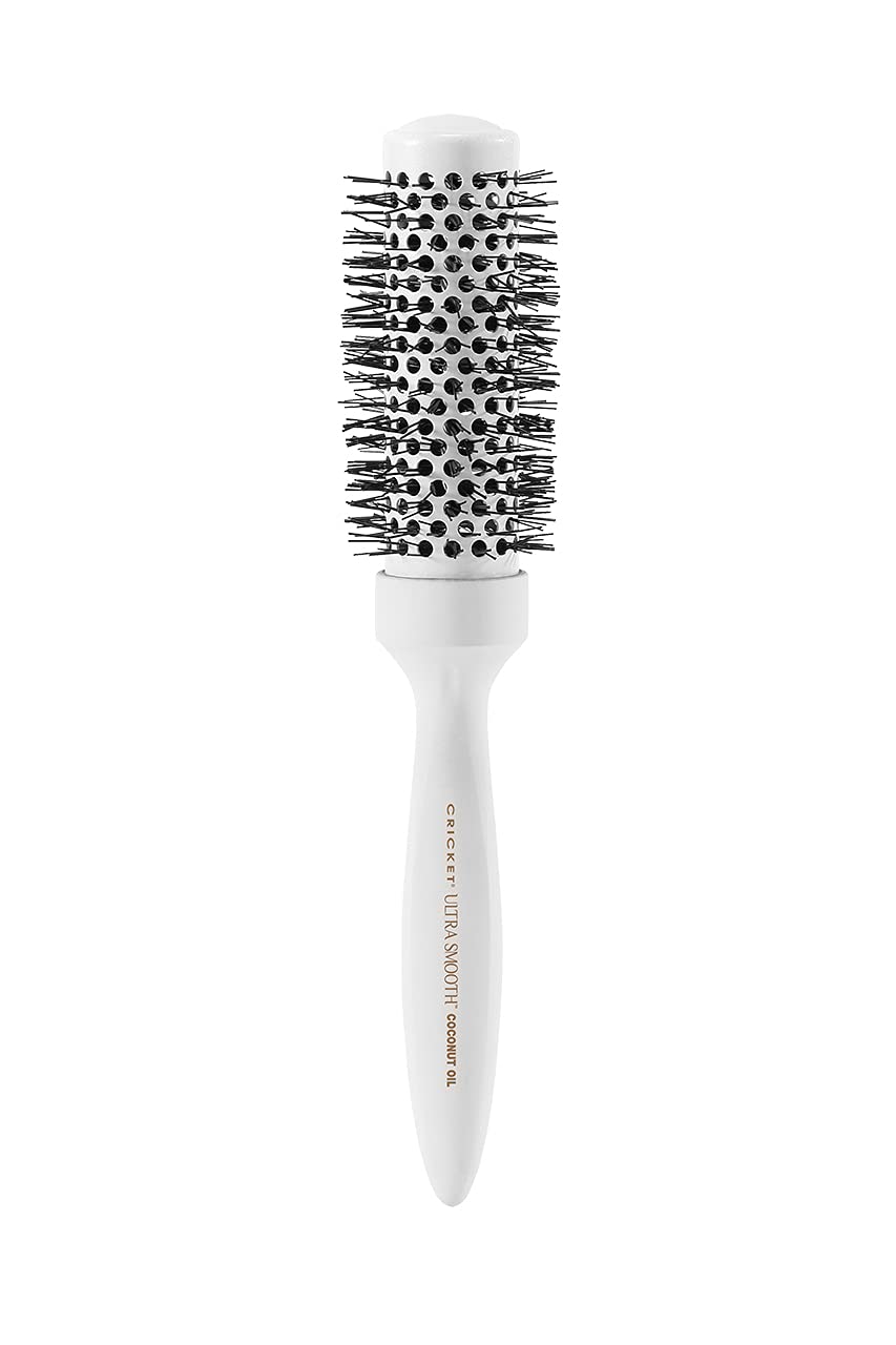 Cricket Ultra Smooth Coconut 15    Thermal Ceramic Barrel Hair Brush AntiStatic HeatResistant Hairbrush for Blow Drying  Curl