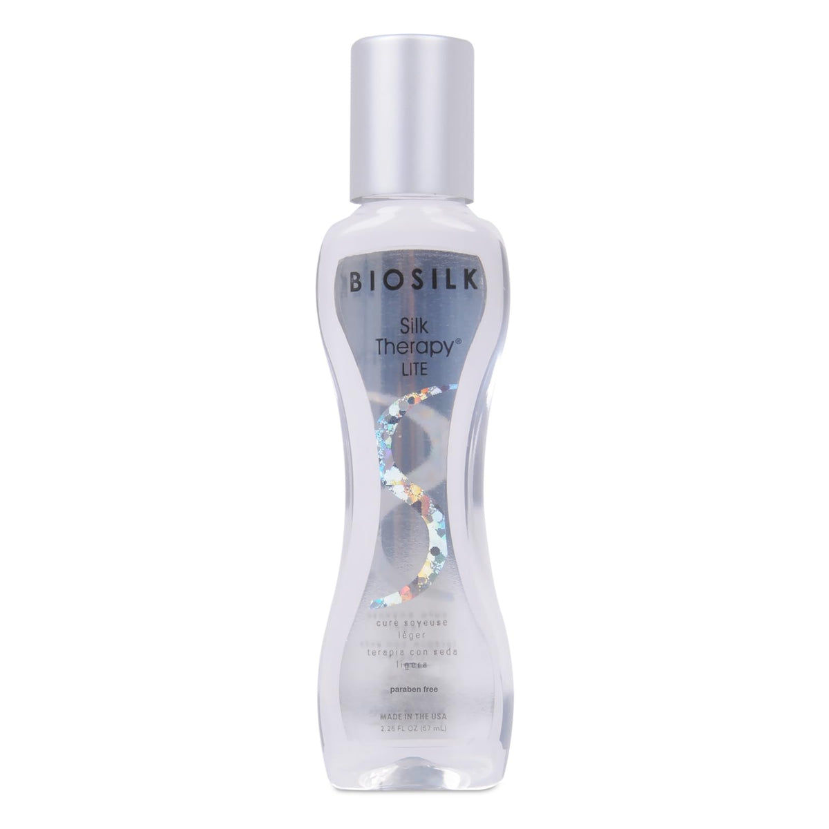 Biosilk Silk Therapy Lite Leave-In Treatment For Fine Hair, Sulfate & Paraben-Free, 2.26 Oz