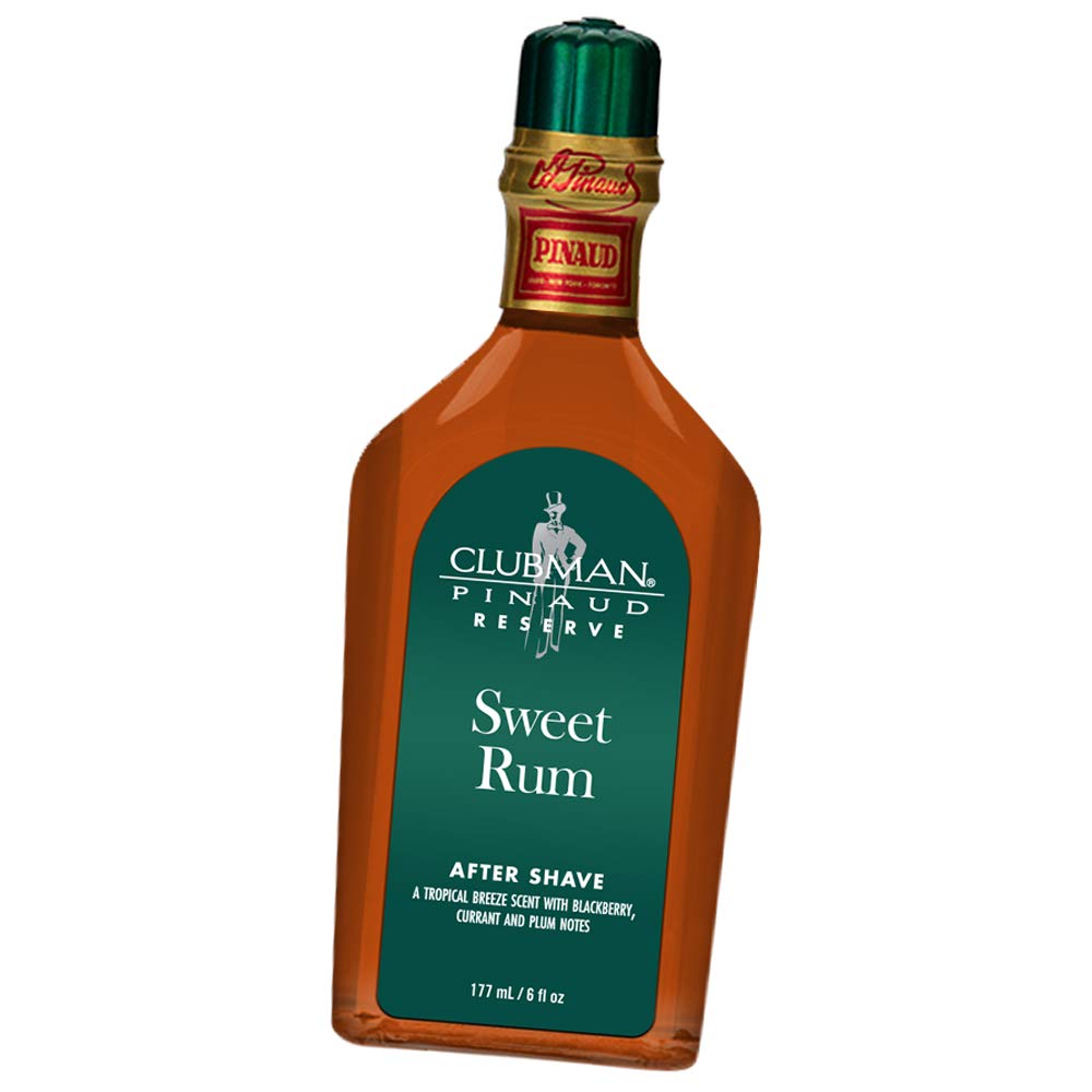 Clubman Reserve Sweet Rum After Shave Lotion - 6 Fl Oz, Soothing & Refreshing Aftershave