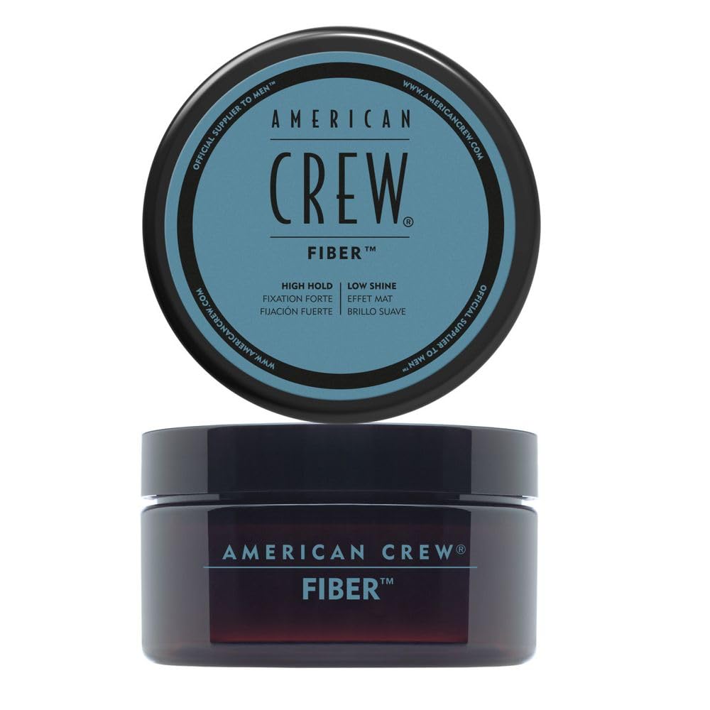 American Crew Men'S Hair Fiber, High Hold Low Shine Styling, 1.75 Oz, Fiber, Basic Pack