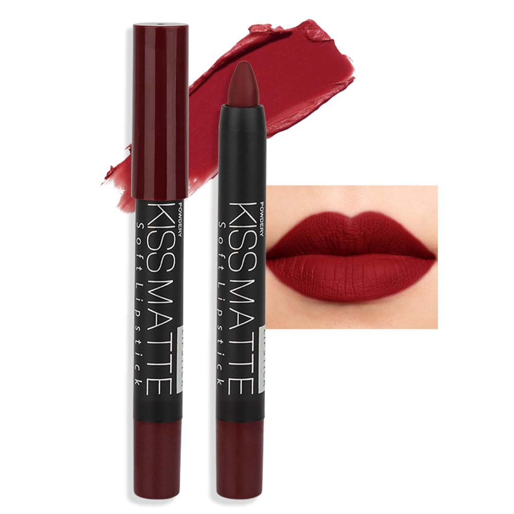 Bingbrush Matte Longwear Lipstick Set - Waterproof Velvet Lip Crayon, Color 11#, 1 Count