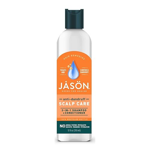 Jason Dandruff Shampoo Conditioner, 12 Fl Oz - Nourishing Scalp Care For Flake-Free Hair