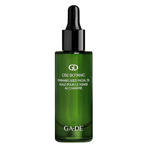 Ga-De Cannabis Seed Facial Oil - Lightweight Nourishing Face Oil With Vitamin E - 1 Fl Oz