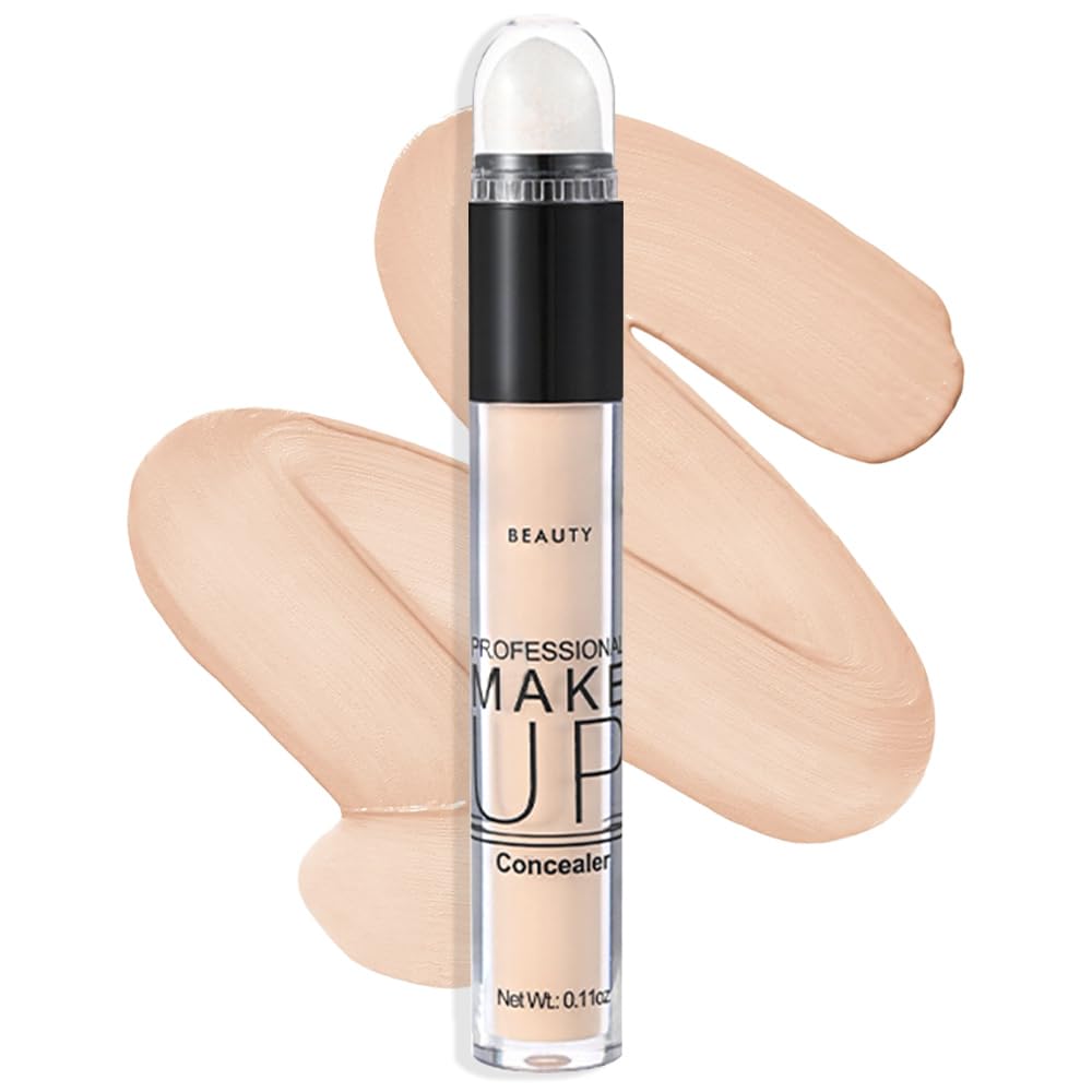 Suake Liquid Foundation Cream - Full Coverage Matte Concealer, Waterproof, Oil Control - 0.35 Fl Oz