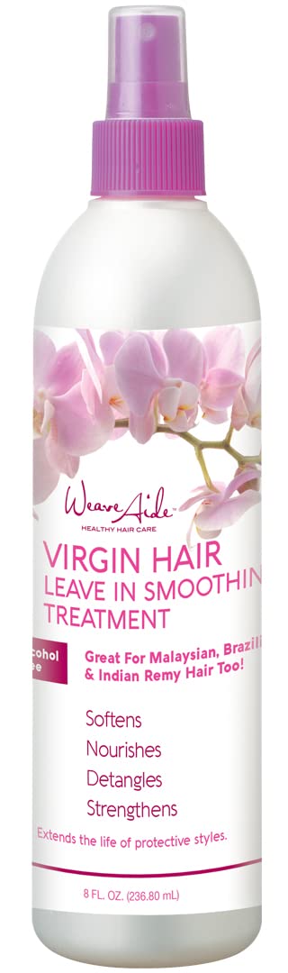 Swing It Inc Weave Aide Virgin Hair Leave In Smoothing Treatment, 8Oz - Frizz Control & Shine