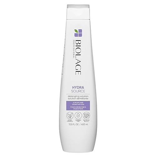 Biolage Hydra Source Detangling Solution 13.5 Fl Oz - Controls Frizz & Flyaways, Paraben-Free