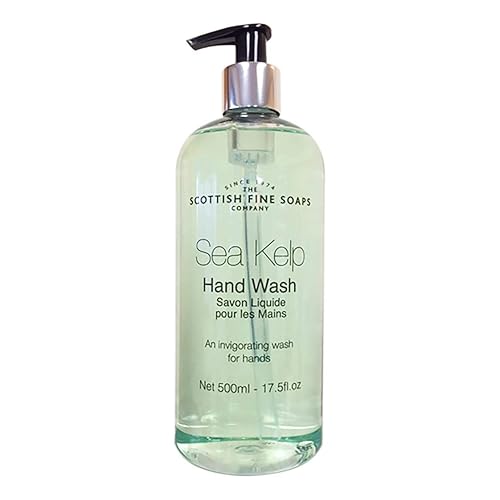 Scottish Fine Soaps Sea Kelp Hand Wash 500 Ml - Nourishing Blue Liquid Soap For Soft Skin