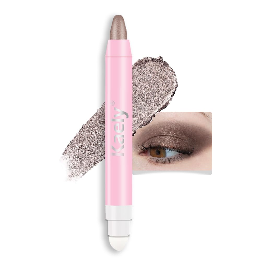 Evpct Taupe Shimmer Cream Eye Shadow Stick - Waterproof, Double Ended With Applicator, 1 Count