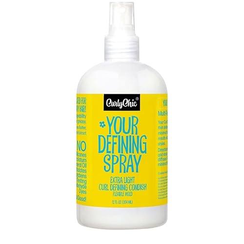 Curly Chic Defining Spray - Lightweight Styling Aid For Defined, Moisturized, Frizz-Free Curls