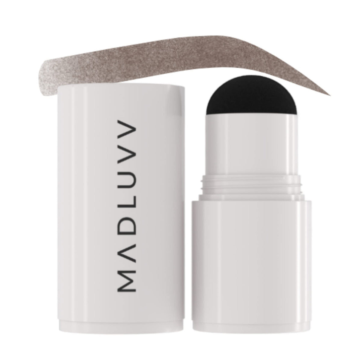 Madluvv Brow Stamp Refill - Smudge-Proof Powder For Hair Loss & Grey Hair, Brunette, 1 Count