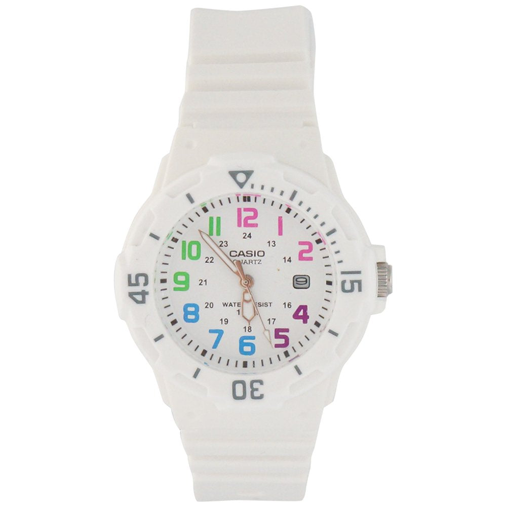 Casio Mdv106 Unisex Analog Watch - White, 200M Wr, Stainless Steel Case, Resin Band