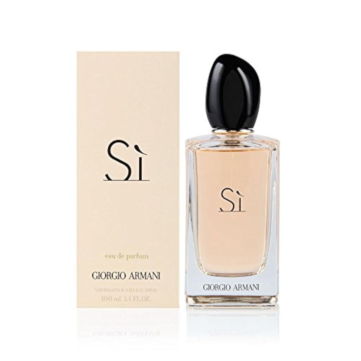 Giorgio Armani Si Eau De Parfum Spray For Women, 3.4 Fl Oz, Luxury Fragrance