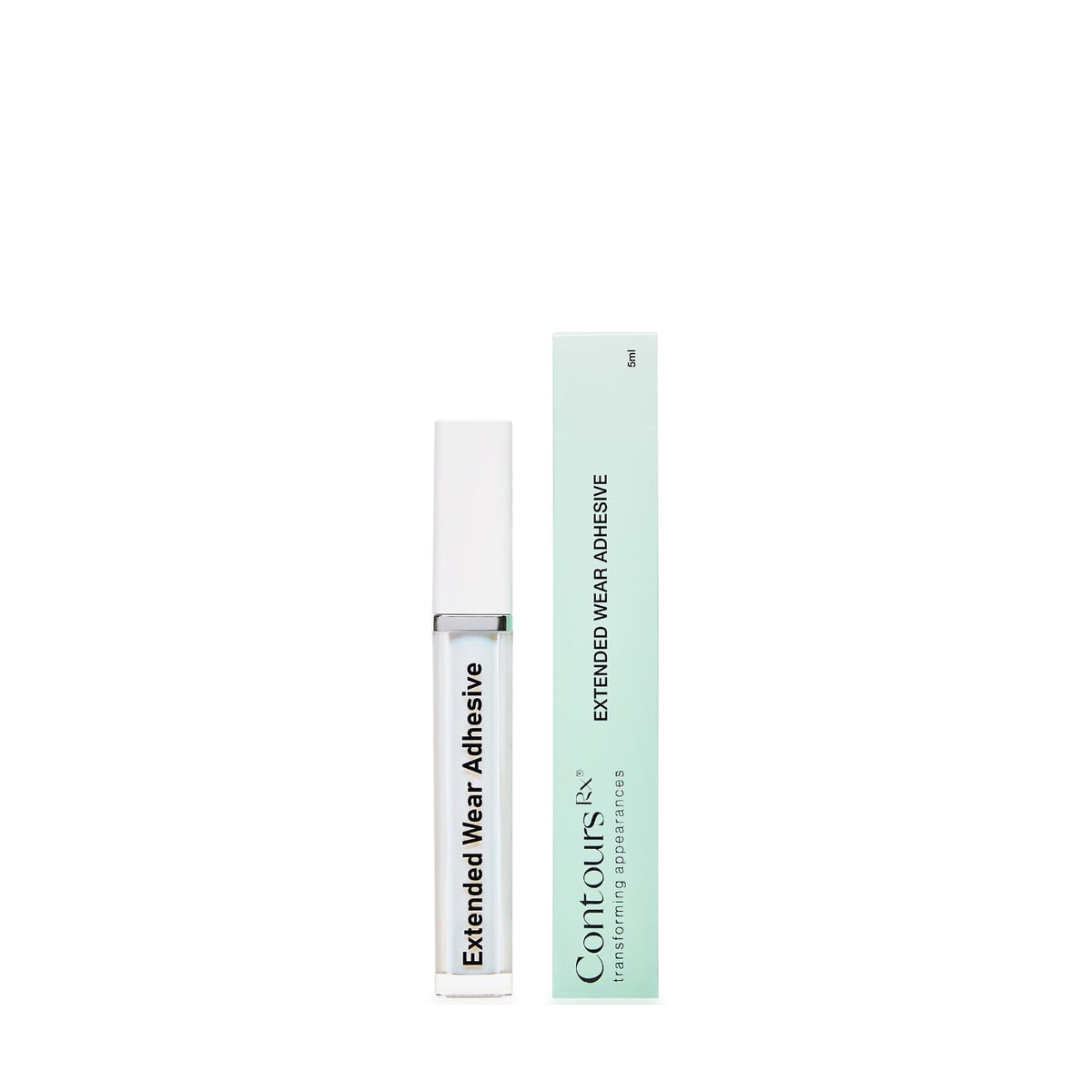 Contours Rx Extended Wear Lash Adhesive - Allergy-Free, Smudge-Free, Long Lasting (5Ml)