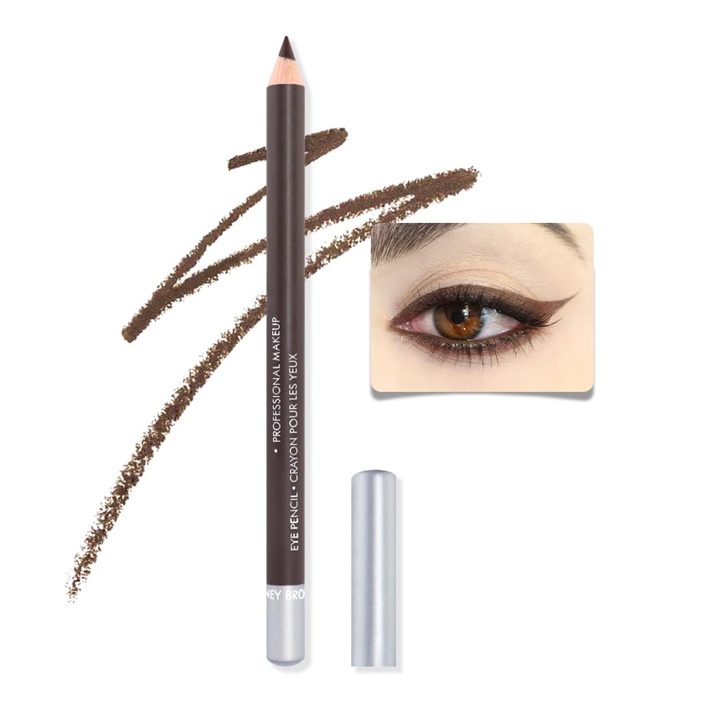 Kaely Honey Brown Pencil Eyeliner - Waterproof, Smudge Proof, Sharpenable Gel Eye Liner