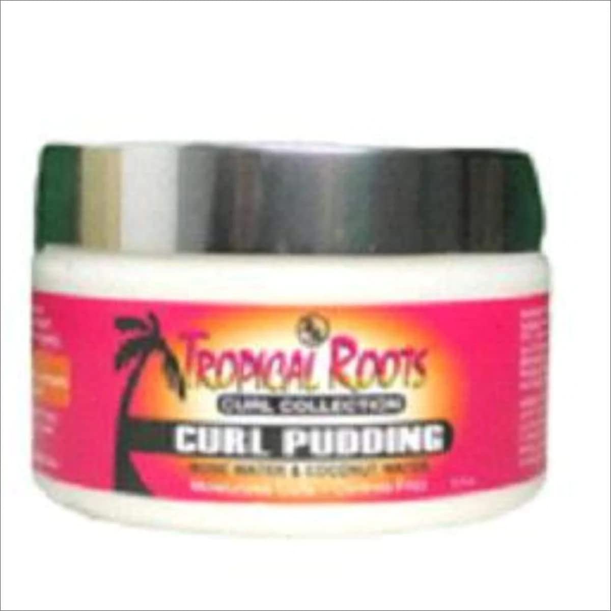 Tropical Roots Curl Pudding - Moisturizing Rose Water & Coconut Water For Defined Curls