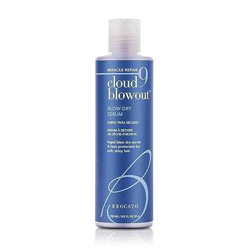 Brocato Cloud 9 Blow Dry Serum - Heat Protectant Conditioner For Smoother Hair, 8.5 Fl Oz