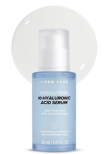 I Dew Care Hyaluronic Acid Face Serum - Moisturizing, Glass Skin, Vegan, 1.01 Fl. Oz.