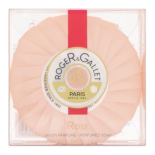 Roger & Gallet Rose Gentle Perfumed Soap, 3.5 Oz - Luxurious Fragrance For Daily Use