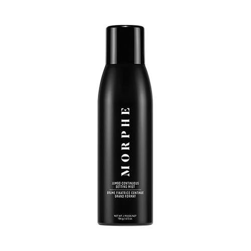 Morphe Jumbo Continuous Setting Spray - Micro-Fine Makeup Spray For Radiant Finish, 6.5 Oz