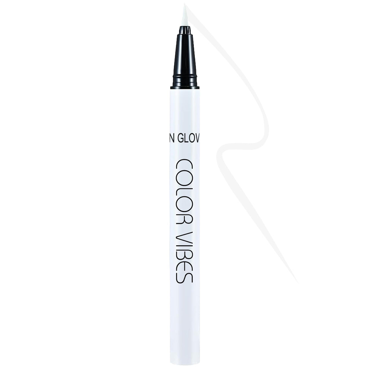 Girgbe Neon Liquid Eyeliner, Waterproof & Smudge-Proof White Matte Eye Makeup For Halloween