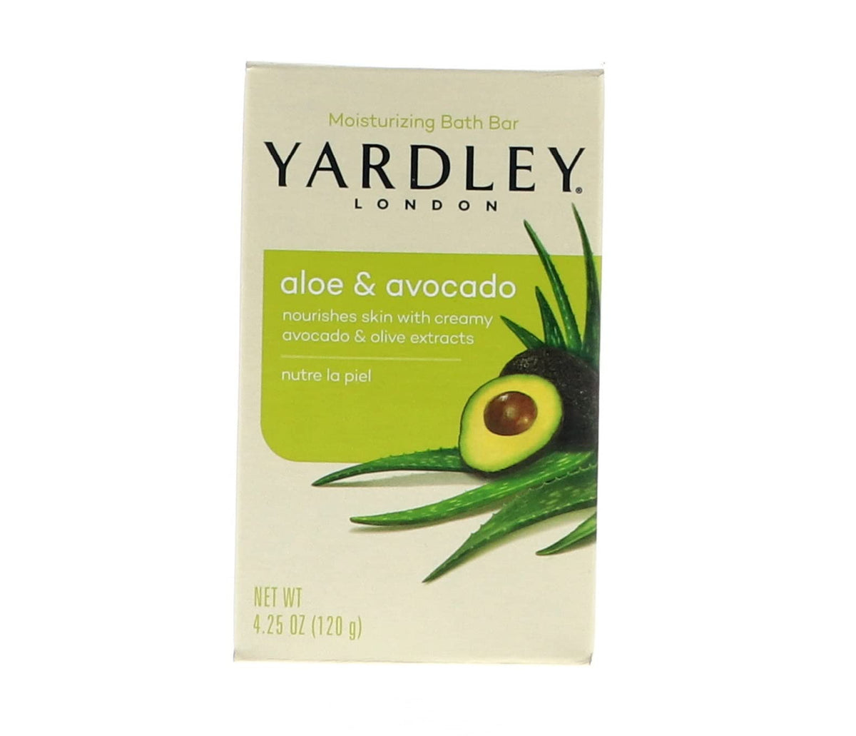 Yardley London Aloe & Avocado Moisturizing Bath Bar 4 Oz - Pack Of 10