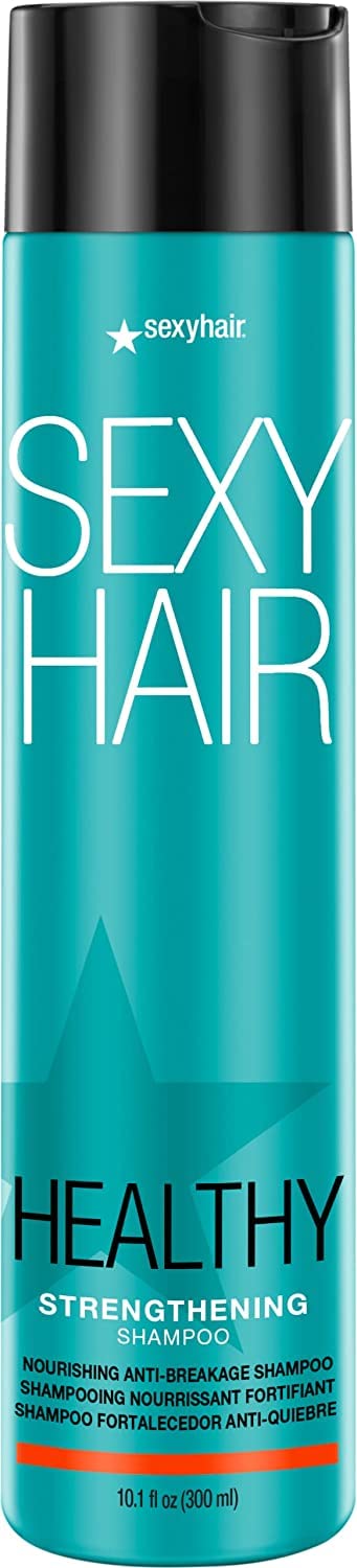 Sexyhair Anti-Breakage Shampoo 10.1 Oz - Strengthens Damaged Hair, Sulfate Free