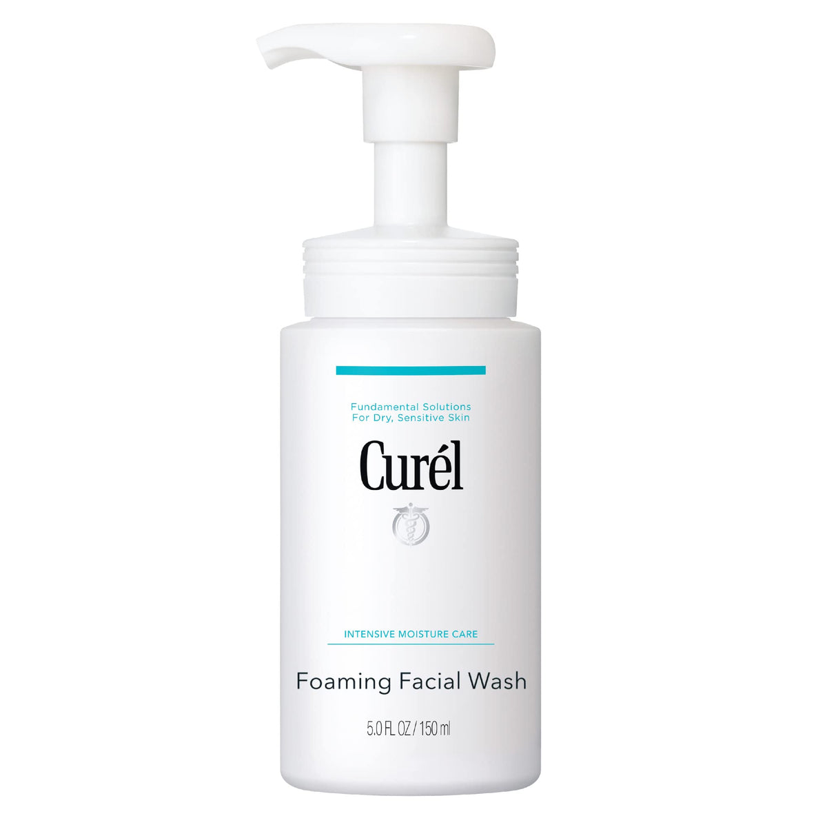 Curel Foaming Daily Face Wash For Sensitive Skin, Hydrating, Ph-Balanced, 5 Oz